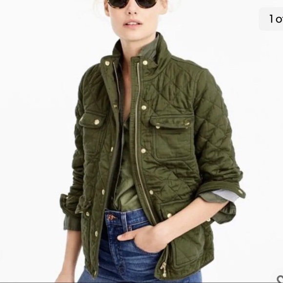 JCrew quilted jacket.